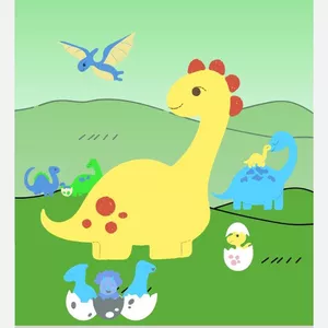 Imagem de capa para o Ebook Dino e a viagem no tempo 