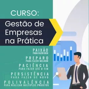 Imagem do curso Curso: Gestão de Empresas, na Prática. Conquiste a lucratividade em 30 vídeos.