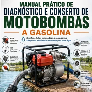Imagem de Manual Prático de Diagnóstico e Conserto de Motobombas a Gasolina criado por Digital Services na hotmart