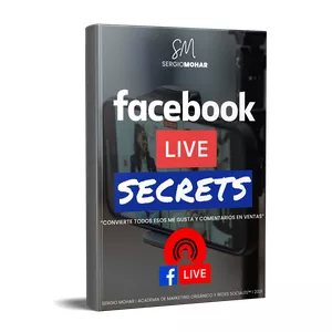 Imagem principal do produto "Facebook LIVE SECRETS" en Español