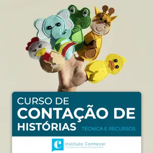 Imagem de capa para o Curso online Recursos Visuais para Contação de Histórias