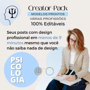Imagem do curso Crëator-Päck PSICOLOGIA Templates