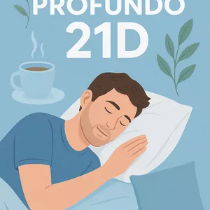 Imagem de capa para o Ebook 💤 SONO PROFUNDO 21D 🌙 O Método Natural Para Dormir Bem, Recuperar Energia e Acordar Renovado
