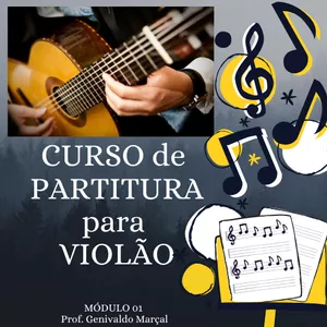 Imagem do curso CURSO DE PARTITURA PARA VIOLÃO...