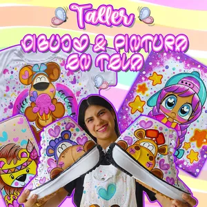 Imagen de portada para Curso online Taller Dibujo y Pintura en Tela