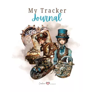 Cover image for Ebook Tracker Journal (Steampunk)
