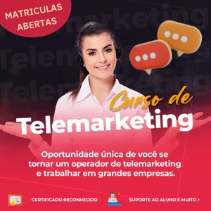 Imagem de capa para o Curso online Curso Online de Telemarketing