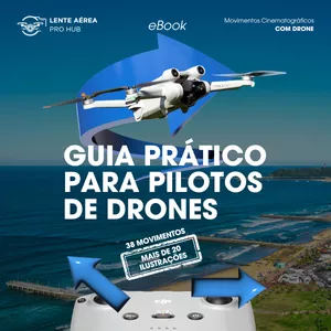 Imagem de capa para o Ebook E-book Guia Prático Para Pilotos de Drones 
