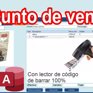 Imagen de portada para Curso online PUNTO DE VENTA CON LECTOR CODIGO DE BARRAS