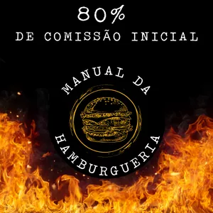 Imagem de capa para o Ebook Manual da Hamburgueria 