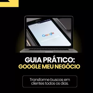 Imagem de capa para o Ebook Google Meu Negócio: Transforme Buscas em Cliques todos os dias.