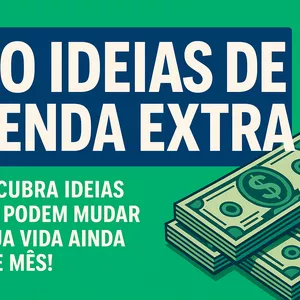 Imagem de capa para o Ebook 20 IDEAIS - RENDA EXTRA RAPIDA 