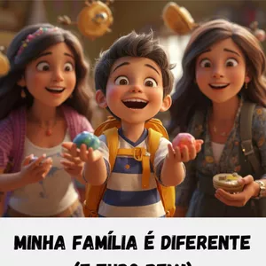 Imagem de capa para o Ebook A minha família é diferente (e tudo bem!)