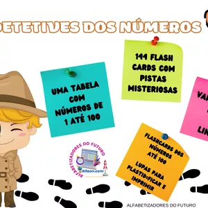 Imagem de capa para o Ebook Kit Detetive dos Números 3 em 1