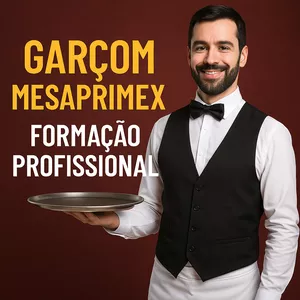 Imagem do curso Garçom MesaPrimeX – Formação Profissional 