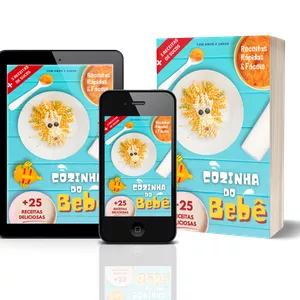 Imagem de capa para o Ebook Receitas Cozinha do Bebê