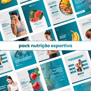 Imagem do curso PACK CANVA NUTRIÇÃO ESPORTIVA