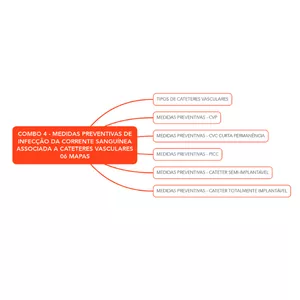 Imagem de capa para o Curso online Mapas Mentais Efetivos na Prevenção da Infecção da Corrente Sanguínea Associada a Cateteres Vasculares