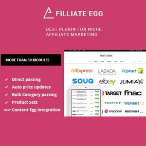 Cover image for Online course Affiliate Egg – Niche Affiliate Marketing WordPress Plugin