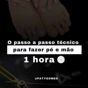 O passo a passo técnico para fazer pé e mão em uma hora