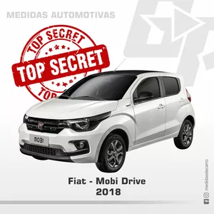 Imagem de capa para o Ebook Top Secret - Medidas de Carro - Fiat Mobi Drive