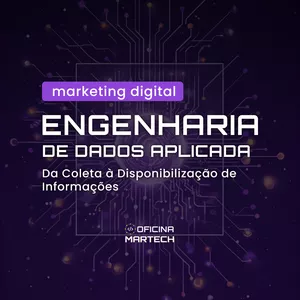 Imagem de capa para o Curso online [Prod] Engenharia de Dados Aplicada: Da Coleta à Disponibilização de Informações