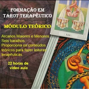 Imagem de capa para o Curso online TAROT TERAPÊUTICO  - MÓDULO TEÓRICO