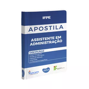 Imagem de capa para o Curso online APOSTILA - IFPE - ASSISTENTE EM ADMINISTRAÇÃO - FUNCERN