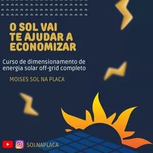 Curso Curso de dimensionamento de energia solar off-grid completo 