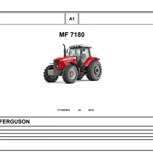 Imagem de capa para o Ebook Catálogo peças Trator MF 7180 PDF MASSEY FERGUSON