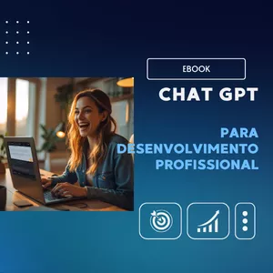Imagem de capa para o Ebook Chat Gpt para Desenvolvimento Profissional 