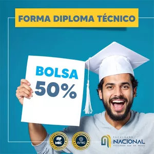 Imagem de capa para o Curso online FORMA - CURSO TÉCNICO - BOLSA 50% - LEO