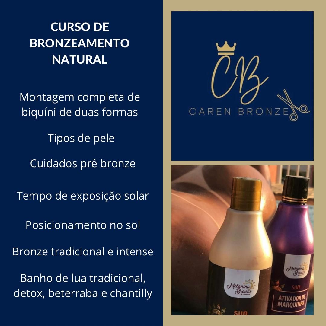 Imagem de CURSO DE BRONZEAMENTO NATURAL criado por Caren Moreira na hotmart