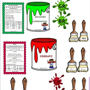 Imagem de capa para o Ebook ENCONTROS CONSONANTAIS  E DÍGRAFOS 