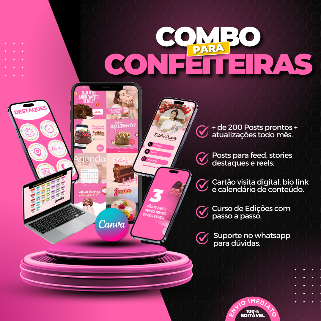 Imagem do curso Combo para Confeiteiras