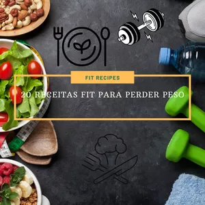 Imagem de capa para o Ebook 20 Receitas para sua Dieta