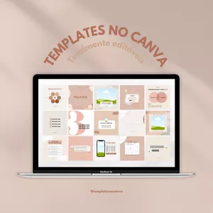 Imagem de capa para o Ebook Templates no Canva - Feed [Vênus Design]