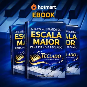 Imagem de capa para o Ebook Ebook - GUIA PRÁTICO DE ESCALAS PARA TECLADO E PIANO