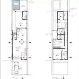 Imagem de capa para o Ebook PLANTA BAIXA PARA ESTUDOS - SOBRADO EM TERRENO 5X25