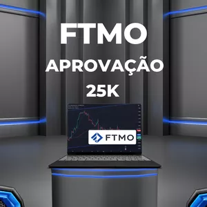 Imagem de capa para o Curso online Serviço - Provas Fase 1 e 2 Aprovação de Mesa Proprietária FTMO 25k
