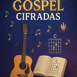 Imagem de capa para o Ebook 100 músicas gospel cifradas 