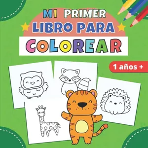 Imagen de portada para Ebook Mi primer libro para colorear