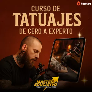 Imagen de portada para Curso online CURSO DE TATUAJES DE CERO A EXPERTO