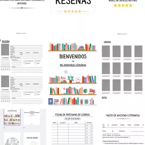 Imagen de portada para Ebook Digital Reading Planner 2025
