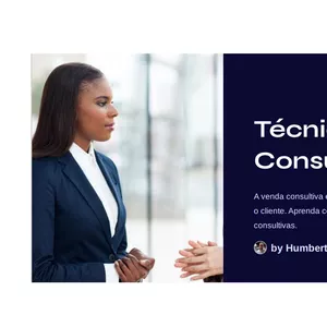 Imagem de capa para o Ebook Técnicas de Vendas Consultivas