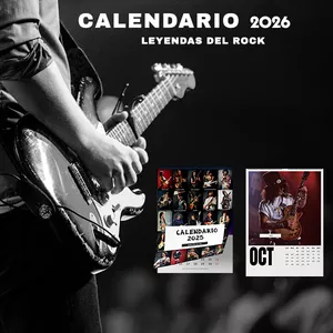 Imagen de portada para Ebook CALENDARIO Anual - THE BEST GUITARRISTS