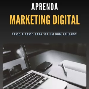 Imagem de capa para o Ebook APRENDA MARKETING DIGITAL DO ZERO