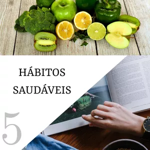 Imagem de capa para o Ebook 5 HÁBITOS SAUDÁVEIS