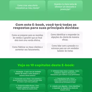 Imagem de capa para o Ebook Vendedor Batedor de Metas