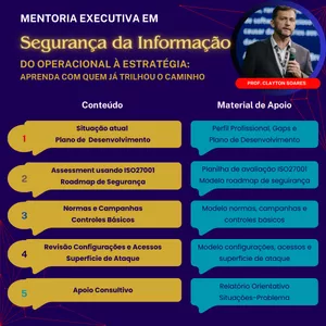 Imagem de capa para o Serviço online Mentoria Executiva em Segurança da Informação